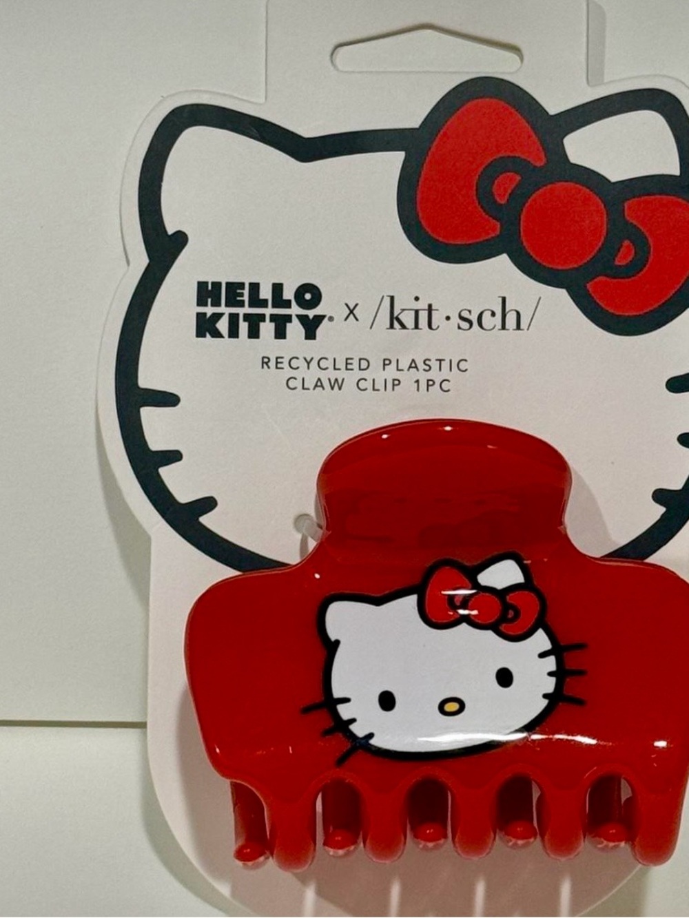 Hello Kitty Red Claw Hair Clip